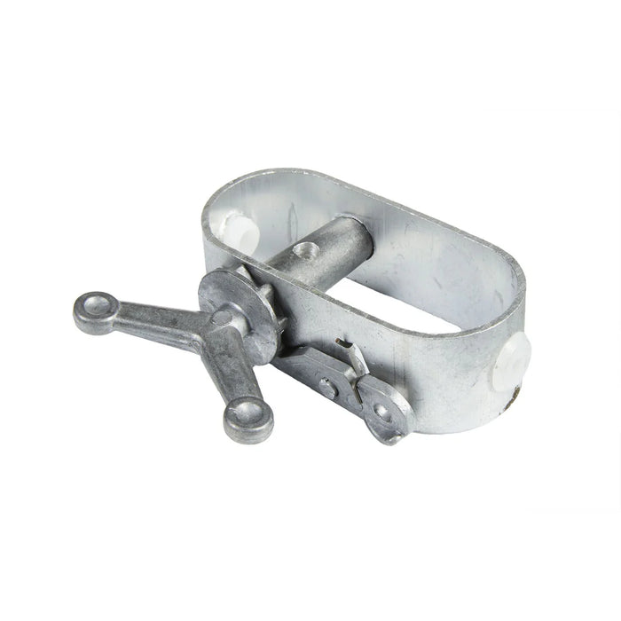 Tensioner for steel cable