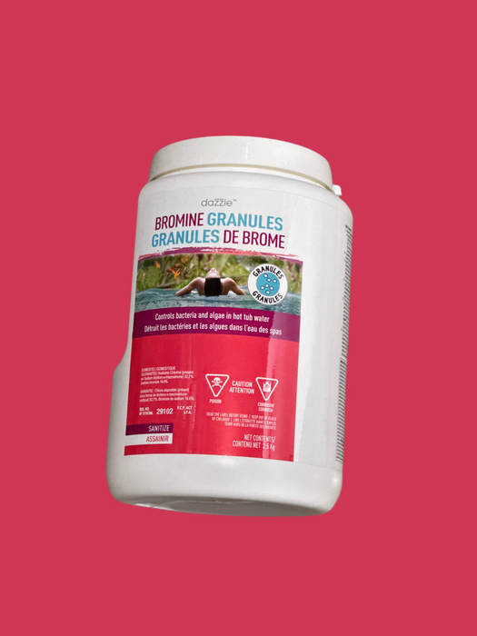 Bromine granules for spa