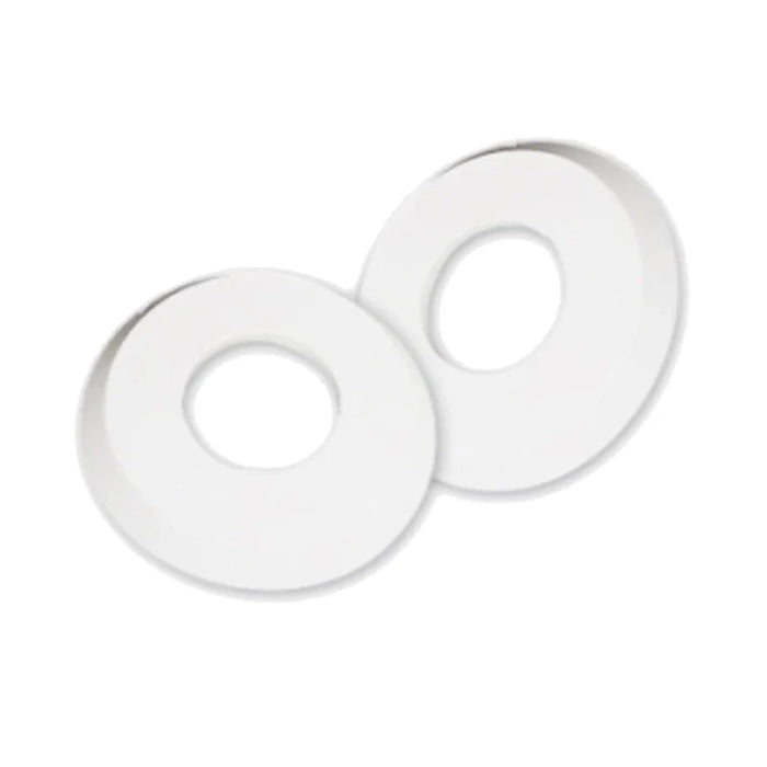 White ladder anchor cover (pair)