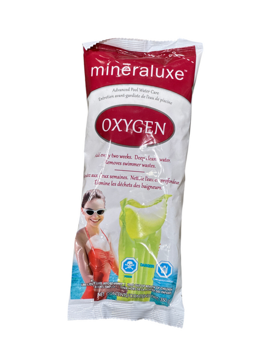 Oxidation treatment for mineralux system containing chlorine - Oxygen DML00613
