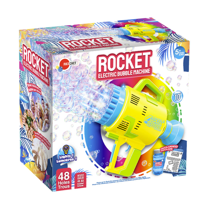 Rocket Machine à Bulles Électrique (48 trous)