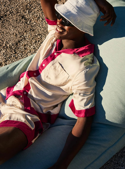 Pouf Original in Olefin fabric For indoor and outdoor use