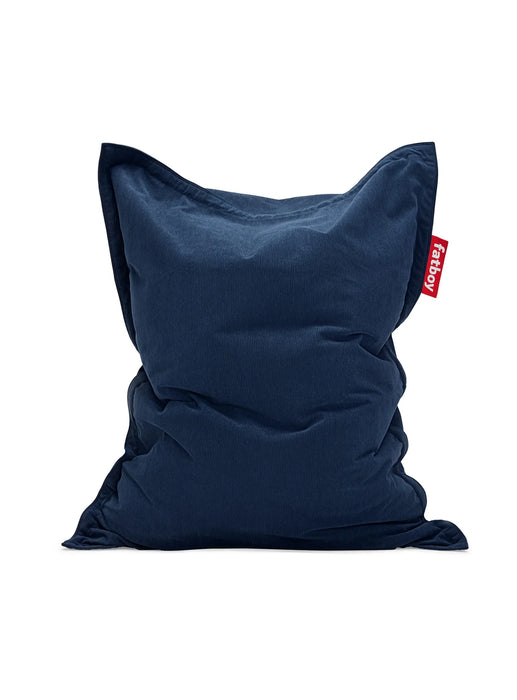 Pouf in slim corduroy velvet For indoor use