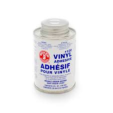 Adhesive for boxer vinyl