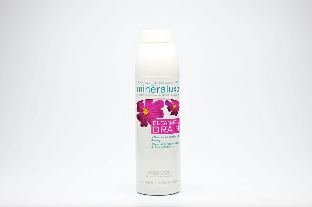 Nettoyant de spas avant la vidange - Mineraluxe Cleanse & Drain