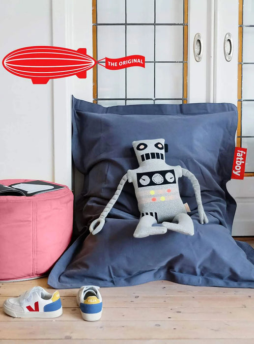 Pouf Junior in washed canvas For indoor use