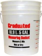 Chaudière 5 gallons graduée avec poignée de métal