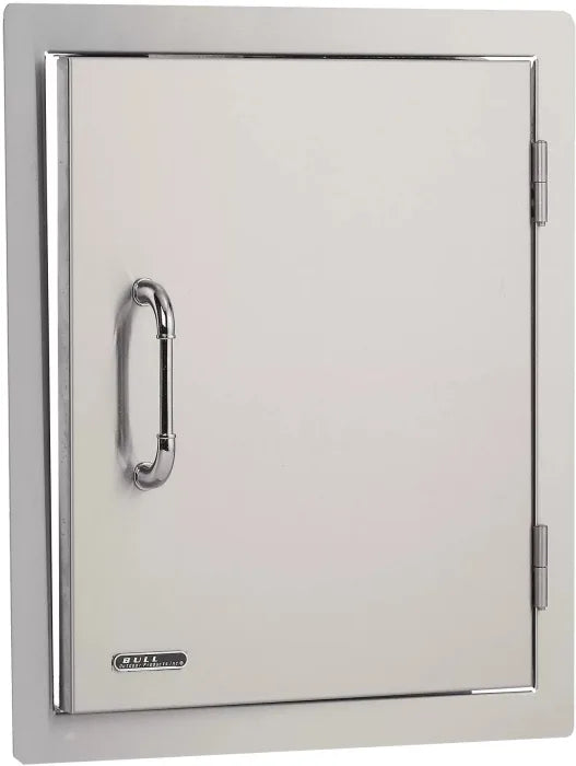 Bull BBQ Porte d’accès en acier inoxydable avec serrure et cadre