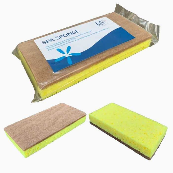 Éponge pour spa base de coquilles de noix