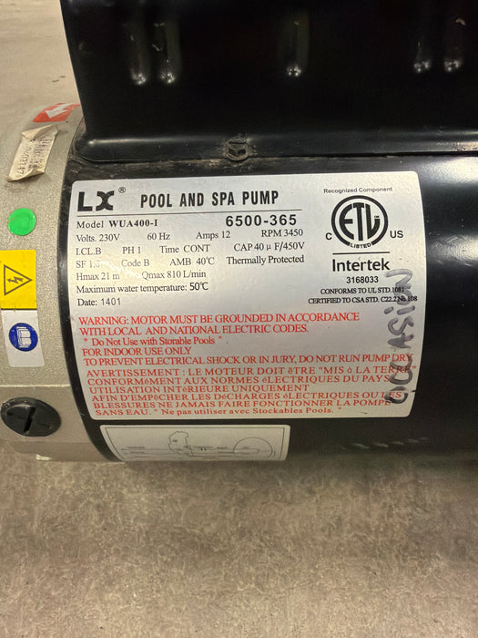 Pompe de spa Lx