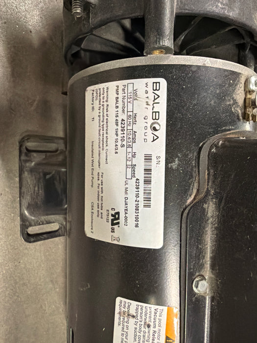 Balboa spa pump