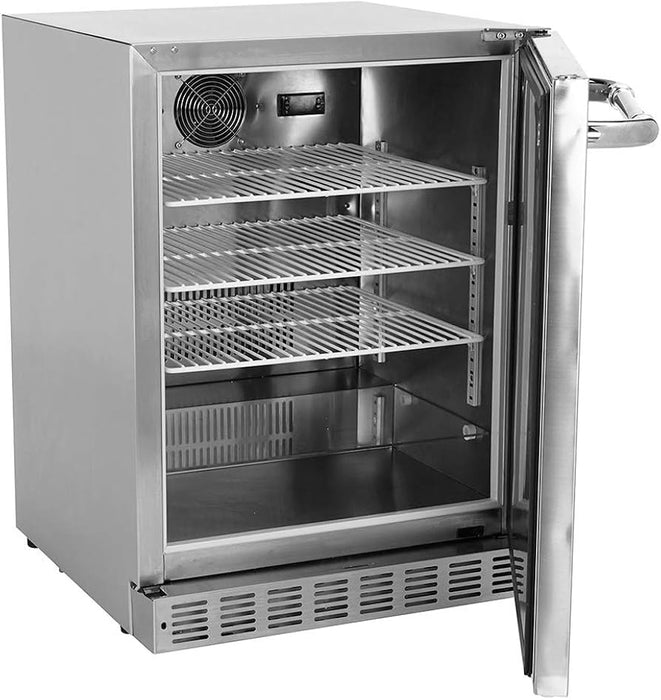BULL outdoor rated 4.9 Cu Ft Stainlesse Steel Fridge Series 2