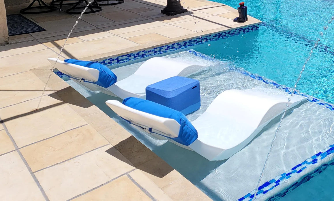 OWWOW Pool Lounger Pillow - Coussin pour chaise de piscine