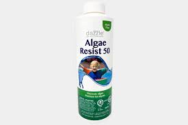 Bouteille d’algicide double action 50 % pour piscine – protection efficace contre les algues, usage hebdomadaire 1l.