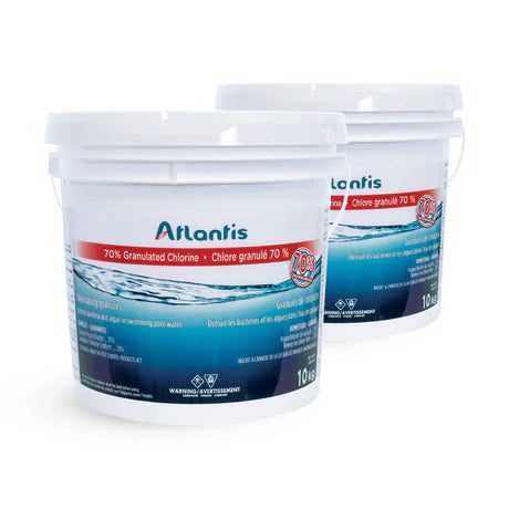 Chlore en granule 70%, hypochlorite de calcium 10kg