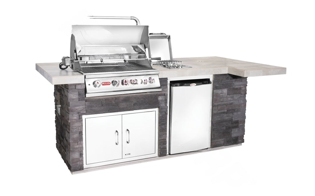 BULL Îlot BBQ extérieur #300 avec BBQ Angus – Propane