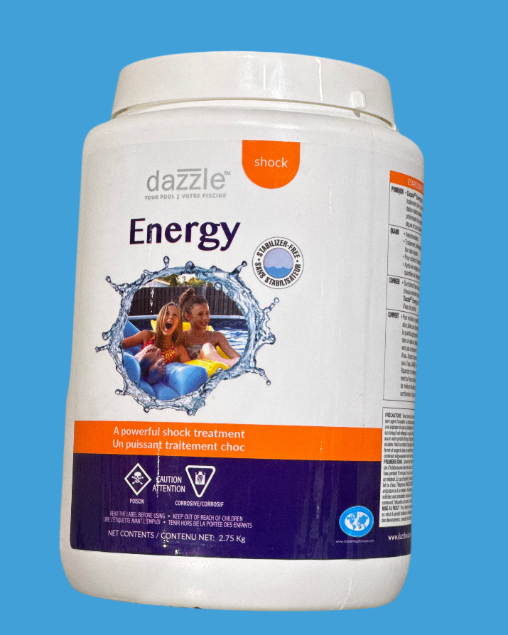 Shock treatment with chlorine - Energy Dazzle — Piscines et Spas