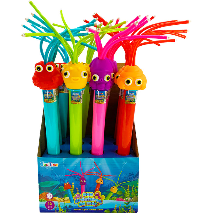 Jouets d'eau Créatures de la mer, 4 couleurs assorties