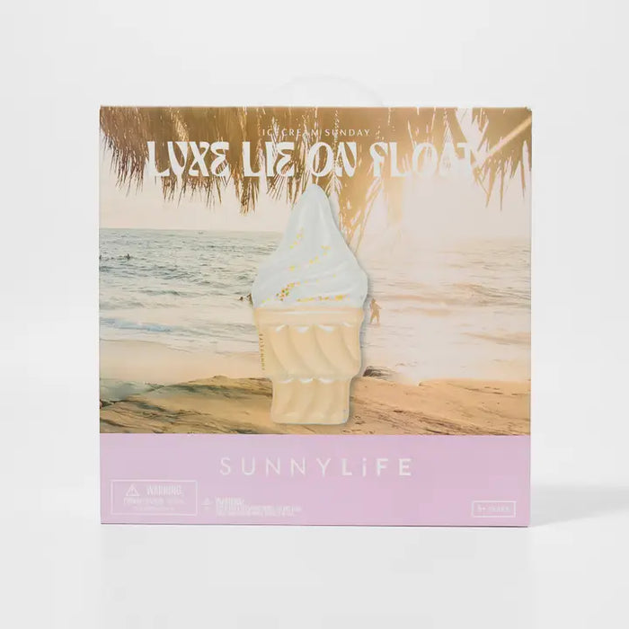 Crème glacée du dimanche « Luxe Lie-On Float »