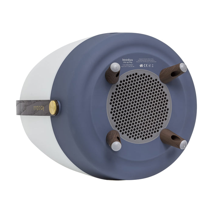 Kooduu Lite-up Play: minimalist speaker lamp with JBL audio technology, dimmable warm light, and a chic Nordic aesthetic.