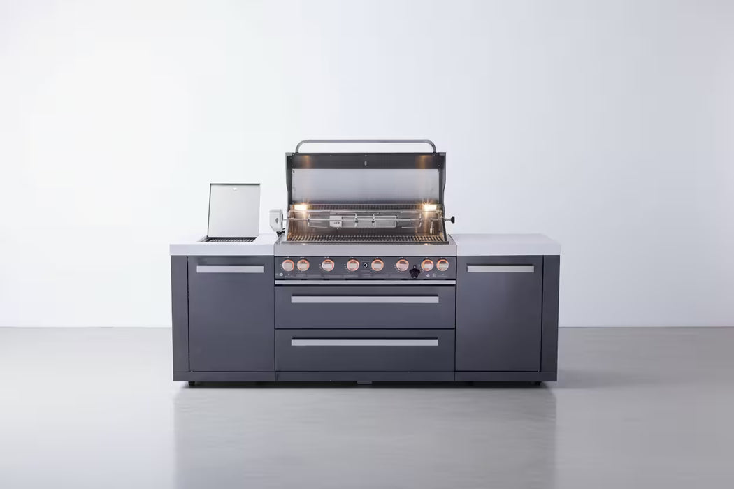 Îlot BBQ Mont Alpi 805 Original Series 6 brûleurs - Piscines & Spas Poséidon