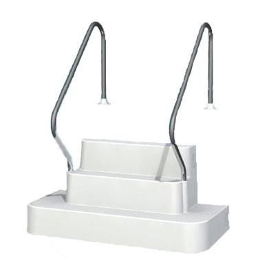 Step for inground pool — Piscines et Spas POSEIDON