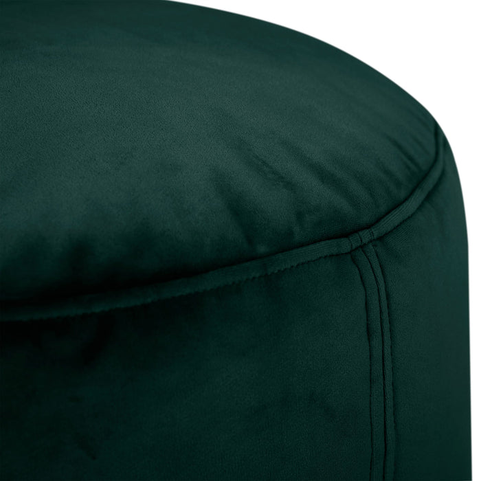 Pouf and velvet footrest Point For indoor use