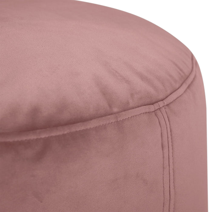 Pouf and velvet footrest Point For indoor use