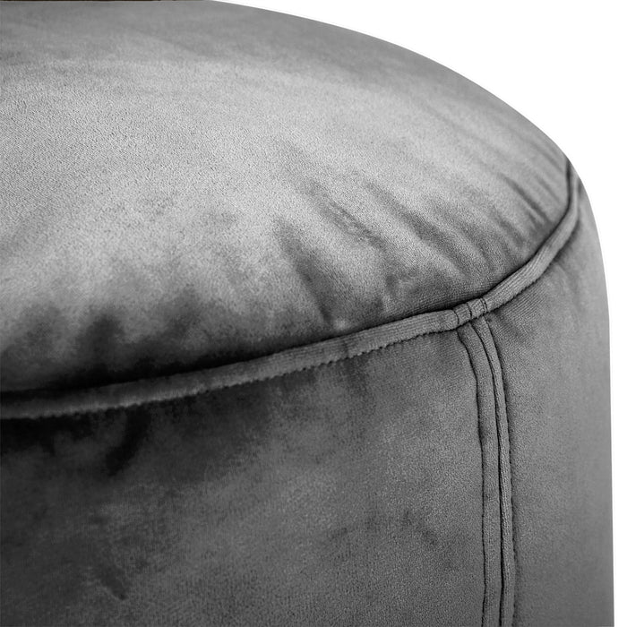 Pouf and velvet footrest Point For indoor use