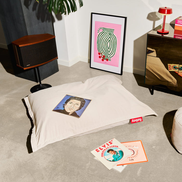 Pouf en velours côtelé slim Pour usage intérieur