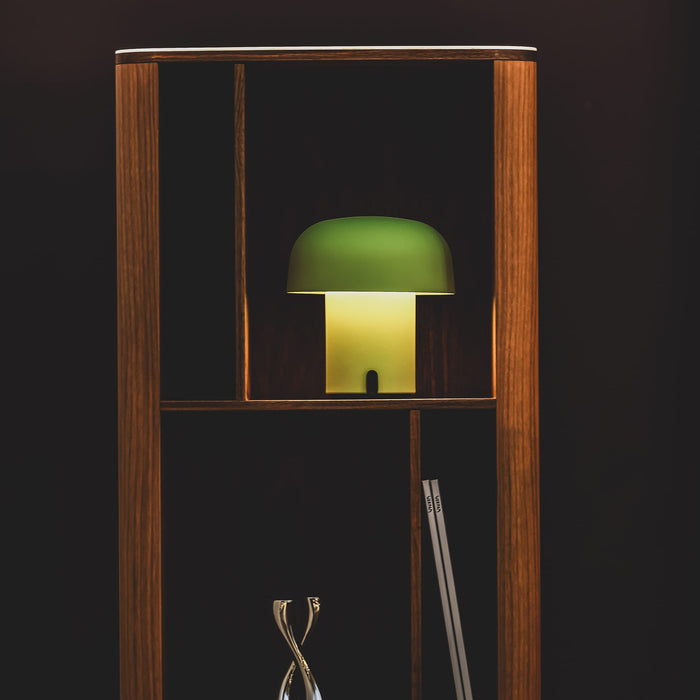 Sensa LED table lamp: glare-free adjustable light, USB charging dock, and modern style for elegant Canadian interiors.