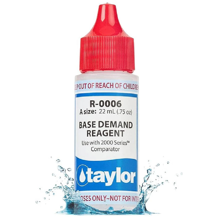 Réactif Taylor R-0006-A pour la mesure de la demande en bases n° 6, 3/4 oz.
