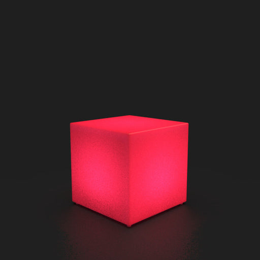 BLOK LUX - Cube lumineux - Lumière fluo-compacte - Rouge