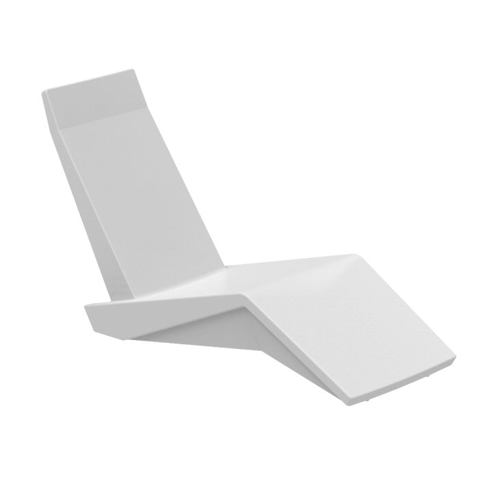COMPA - Chaise de plage - Blanc neige