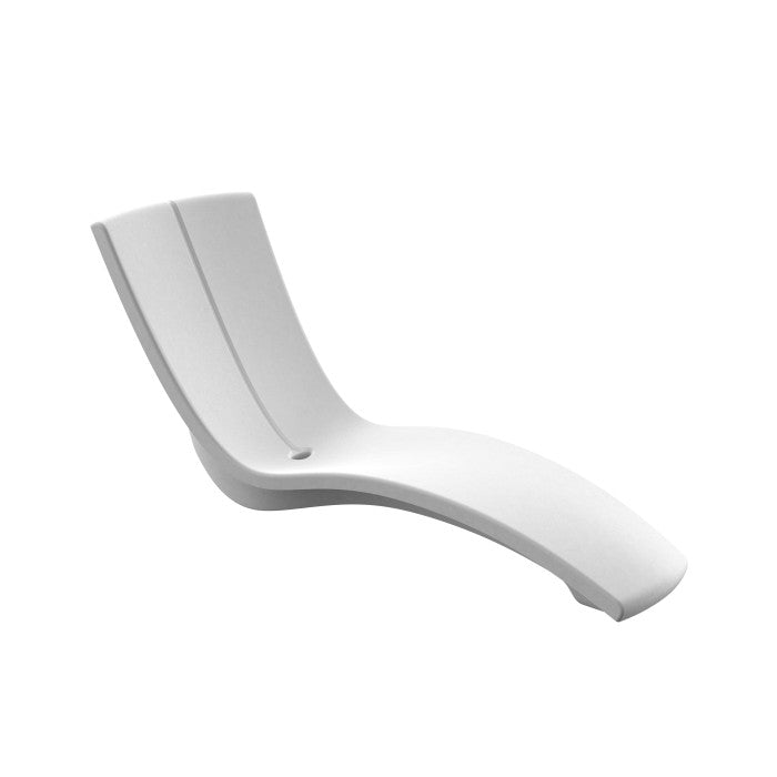 KURVE - Chaise longue - Blanc neige
