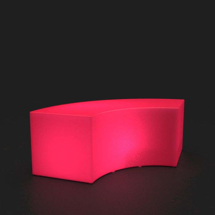 ECLIPSE LUX - Illuminated Bench - Compact Fluorescent