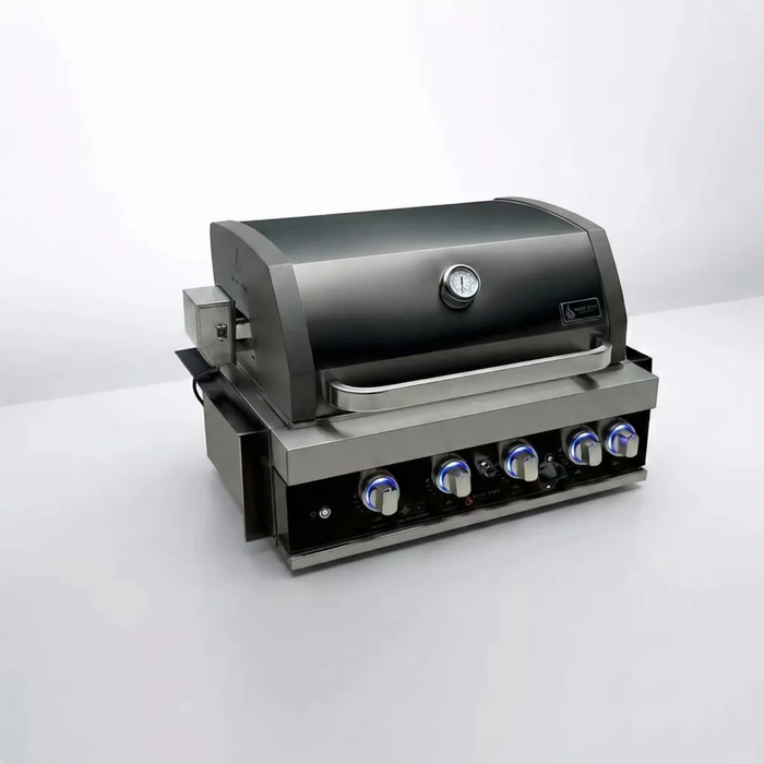 Built-in Mont Alpi 32" Black Stainless Steel Grill