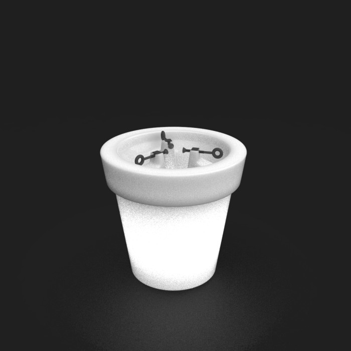 STELLA LUX - Lighted Pot for Christmas Tree - 16-Color LED