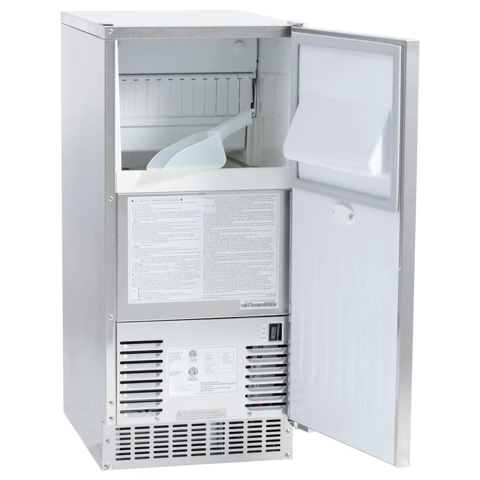 BULL 15" Stainless Steel Outdoor Ice Maker