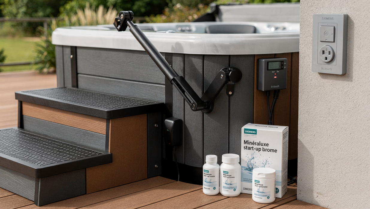 Ensemble de départ pour spa