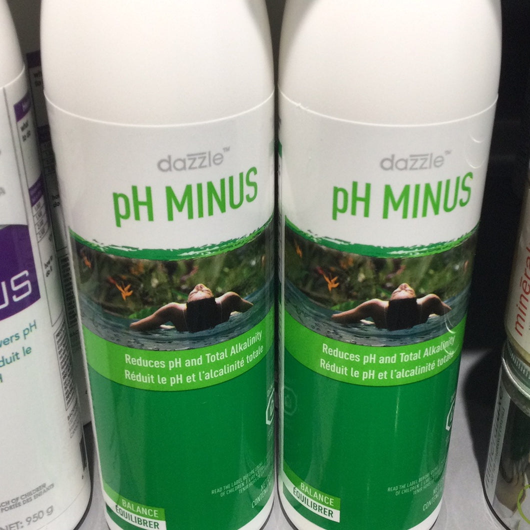 Abaisse le pH et l'Alcalinité Totale - Mineraluxe pH Minus Dazzle DML09546