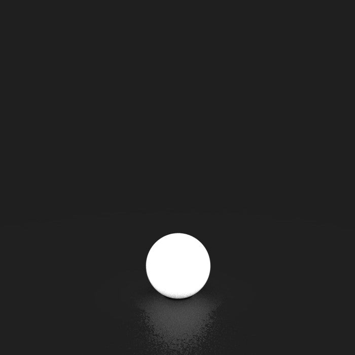 MOON LUX - Small hanging sphere - 16-color LED - White