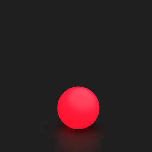 MOON LUX - Sphère suspendue moyen - Fluo-compacte - Rouge