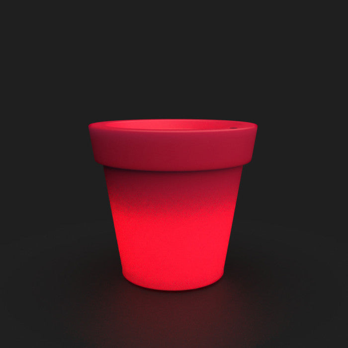 TERA LUX - Pot lumineux moyen - Fluo-compacte - Rouge