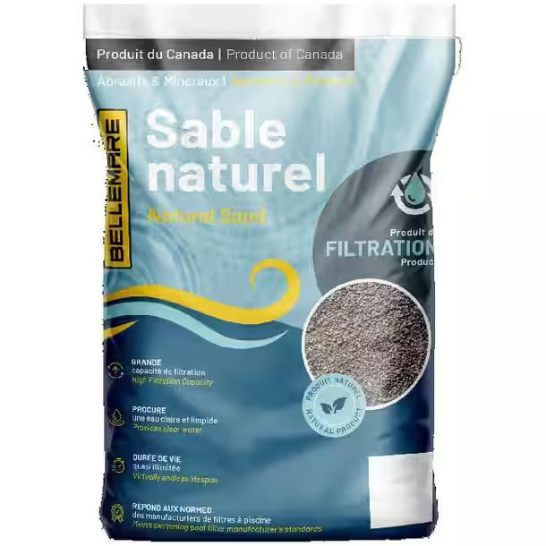 Sable de silice 22,7 kg