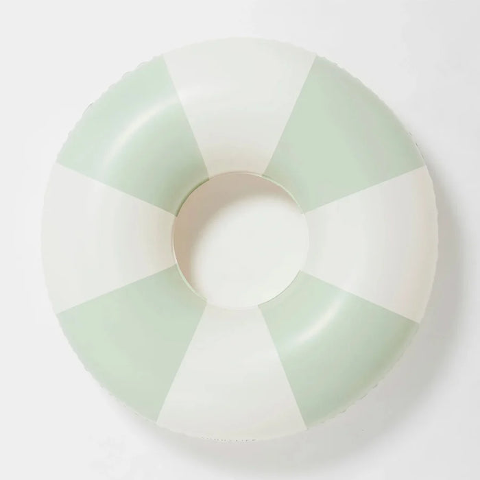 Bouée tubulaire SUNNYLiFE « Vacay Soft Olive Stripe »