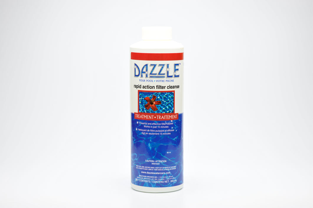 Cleans filter media quickly - Rapid Action Filter Cleanse Dazzle DAZ05005