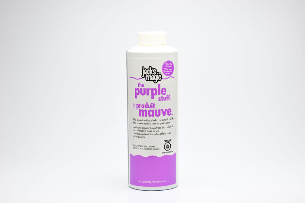 For salt pools - Prevents and removes scale and stains - Mauve product JMS05000