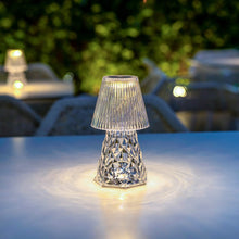 Load image into Gallery viewer, Lola Lux by Newgarden: A stylish table lamp offering elegance, unique lighting experience, and a remarkable 50-hour battery life.
