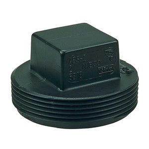 Black plastic plug